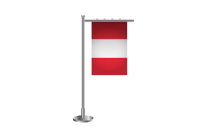 3d Austria Standing Flag flag