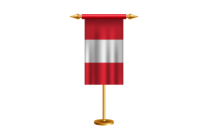 Austria Ceremonial Flag Vector Free flag