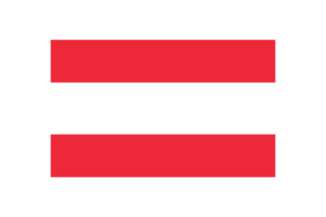 Austria Flag Triangle Vector Illustration flag
