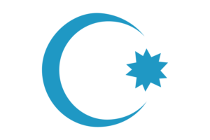 Emblem of Azerbaijan flag