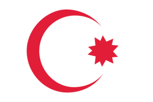 National Emblem of Azerbaijan flag