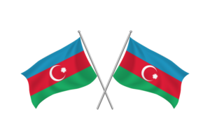 Azerbaijan Waving Friendship Flag flag