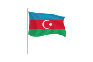 Azerbaijan Flag Clipart flag