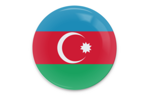 Azerbaijan Flag Vector Art flag
