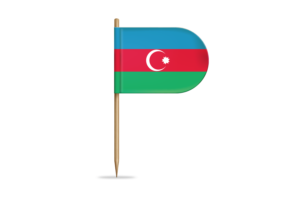 Azerbaijan Flag for Desk, Table flag