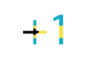 Bahamas Calling Code flag