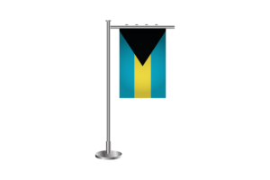3d Bahamas Standing Flag flag