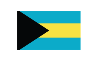 Bahamas Flag Triangle Vector Illustration flag