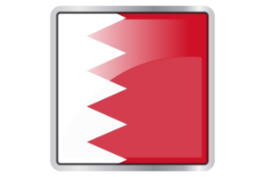 Bahrain Flag Square icon flag