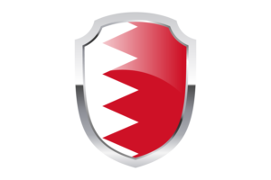 Bahrain Shield Logo flag