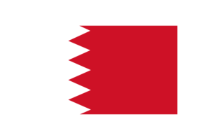 Bahrain Flag Triangle Vector Illustration flag