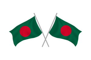 Bangladesh Waving Friendship Flag flag