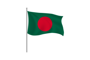 Bangladesh Map Clipart flag