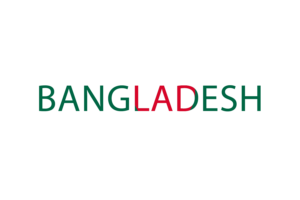 Bangladesh Text Art flag