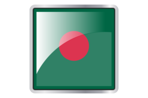 Bangladesh Flag Square icon flag