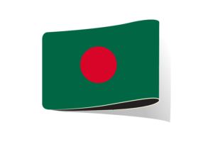 Bangladesh Flag Illustration Clipart flag