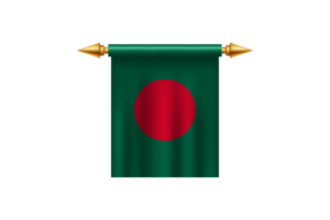 Bangladesh Royal Emblem flag