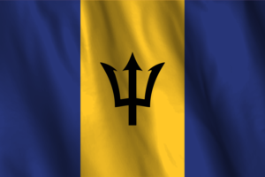 National Flag of Barbados flag
