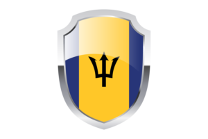 Barbados Shield Logo flag