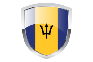 National Flag of Barbados Clipart flag