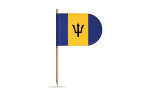 Barbados Flag for Desk, Table flag