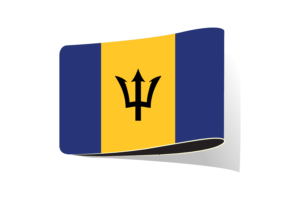 Barbados Flag Illustration Clipart flag