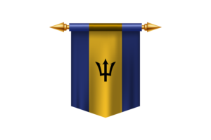 Emblem of the Republic of Barbados flag