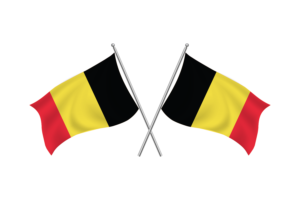 Belgium Waving Friendship Flag flag