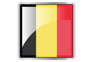 Belgium Flag Square icon flag