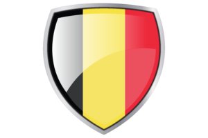 Belgium Flag Couche Heraldic Shield flag