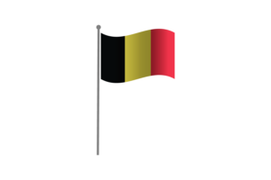 Waving Flag of Belgium flag
