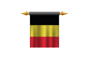 Belgium Royal Emblem flag
