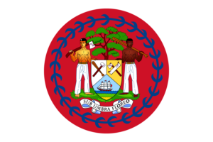National Emblem of Belize flag