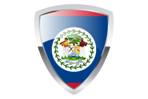 Belize Shield Flag flag