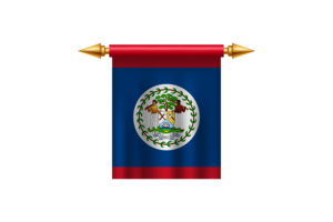 Belize Royal Emblem flag
