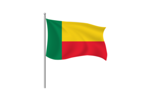 Benin Flag Clipart flag