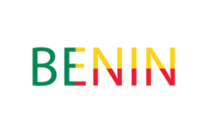 Benin Text Art flag