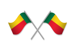 Benin Flag Emblem Vector Free flag