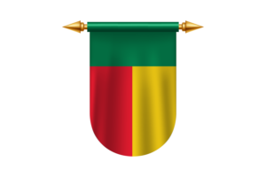 Benin Flag Emblem Vector Images flag