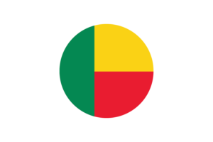 Benin Flag Circle Vector Free flag