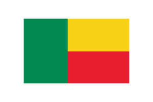Benin Flag Triangle Vector Illustration flag