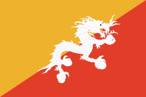 Flag of Bhutan flag