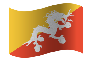 Kingdom of Bhutan Flag flag