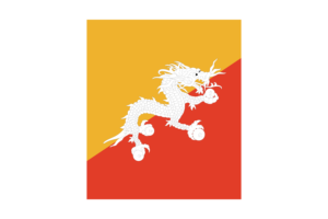 Bhutan Flag (Download SVG, PNG) flag