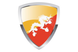 Bhutan Shield Flag flag