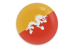 Bhutan Flag Vector Art flag