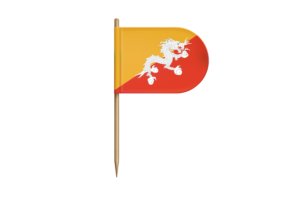 Bhutan Flag for Desk, Table flag