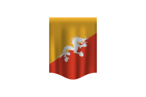 Bhutan Flag Banner flag
