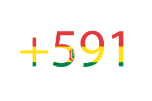 Bolivian Calling Code flag