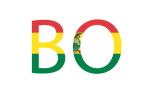 Bolivian Country Code flag